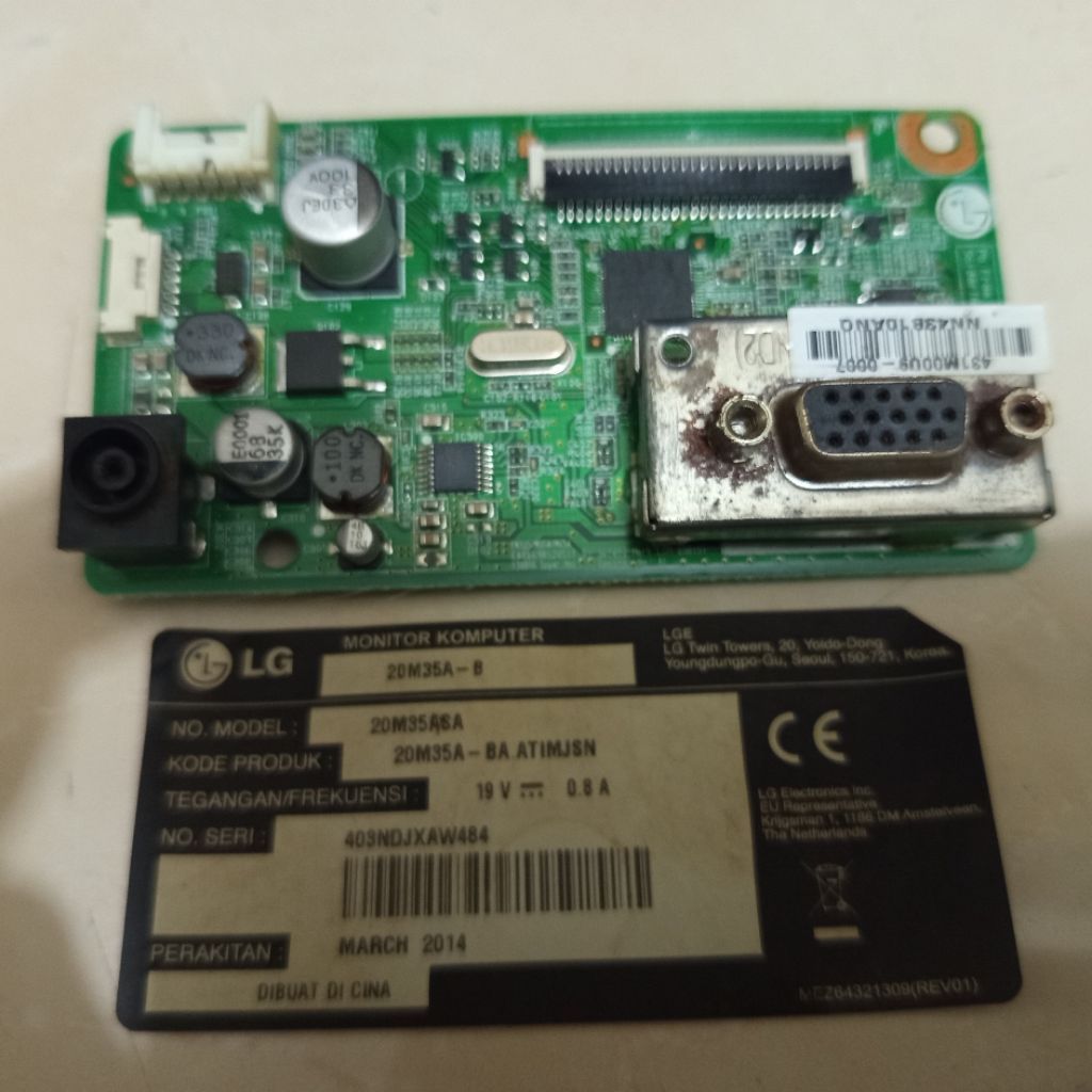 board mainboard monitor lcd LG 20m35a 19.5 inch