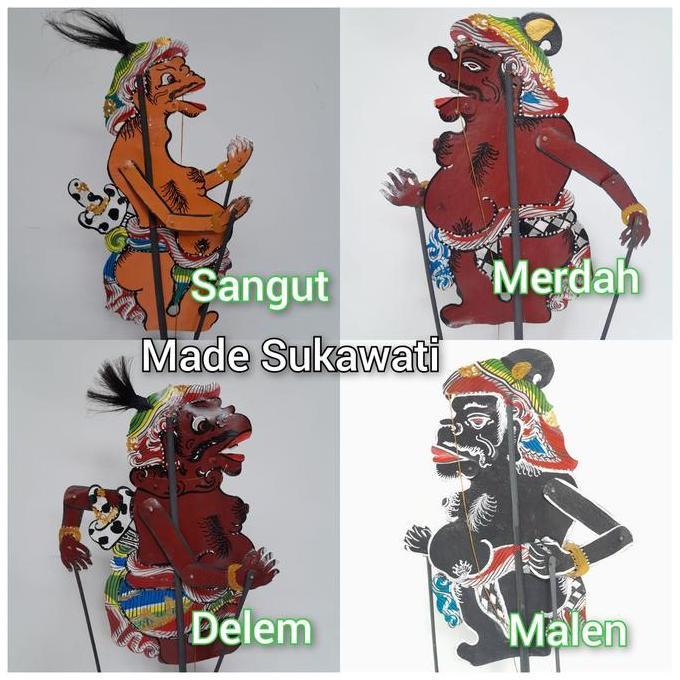 ```````] Wayang kulit bali tokoh Delem Sangut Malen Merdah
