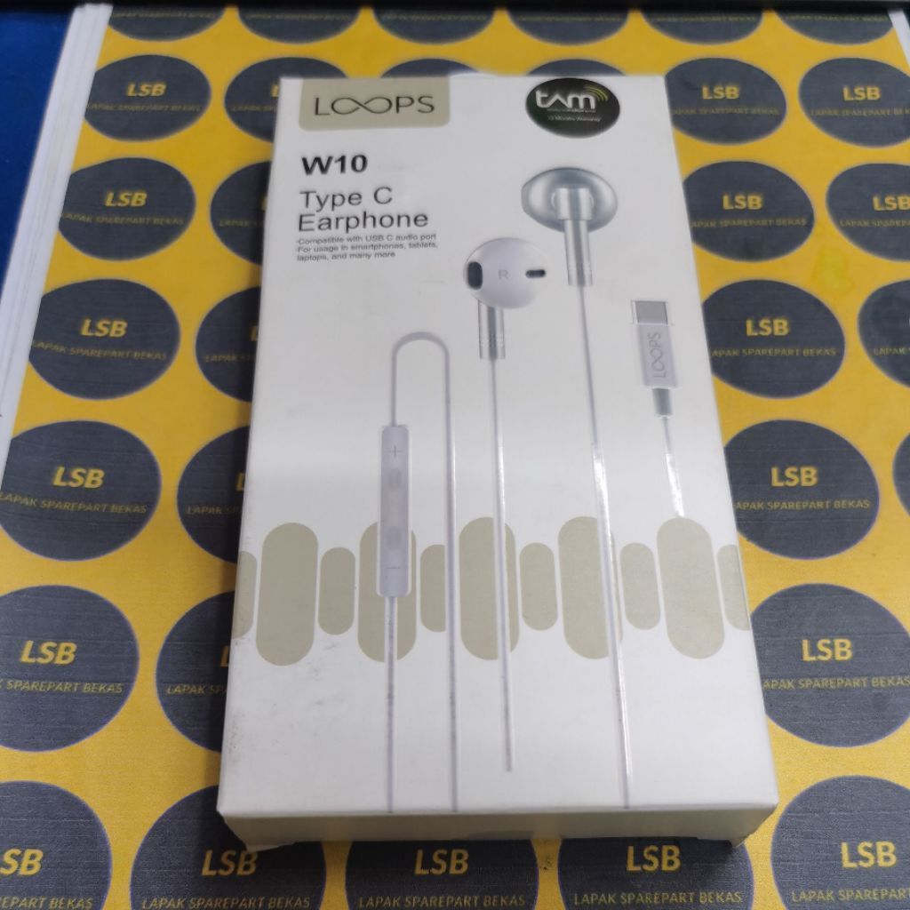 HEADSEAT EARPHONE LOOPS W10 TYPE C ORIGINAL LOOPS