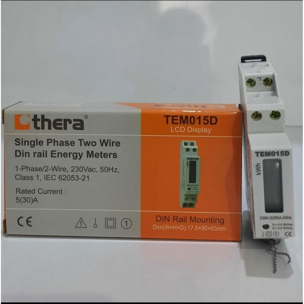 Kwh meter Thera TEMO15D 1phase Digital