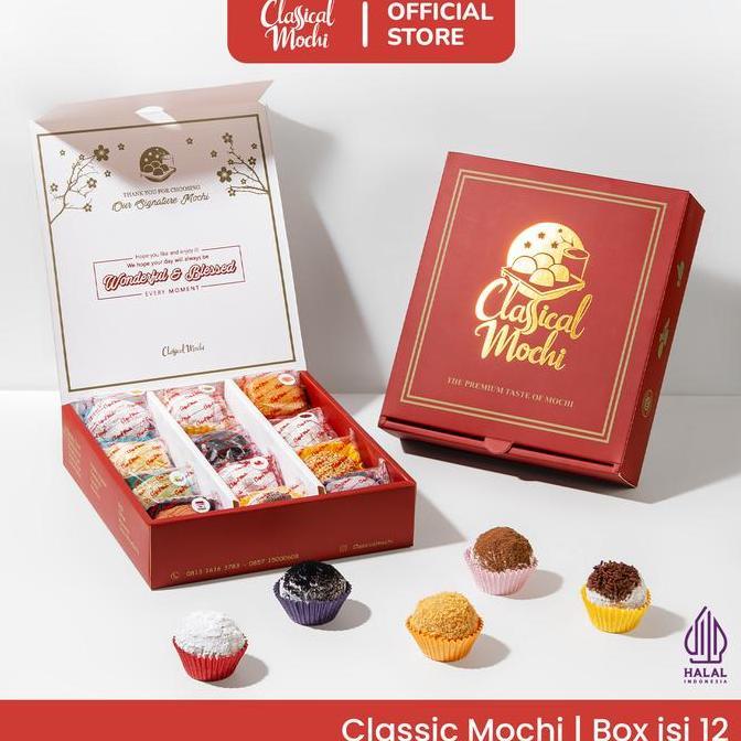 Kue Mochi Enak ( Box Isi 12 ) - Classical Mochi