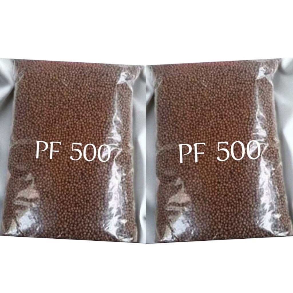 pelet pf500 paket hemat 2 kantong isi 300gr sangat cocok untuk ikan hias dan sejenisnya.