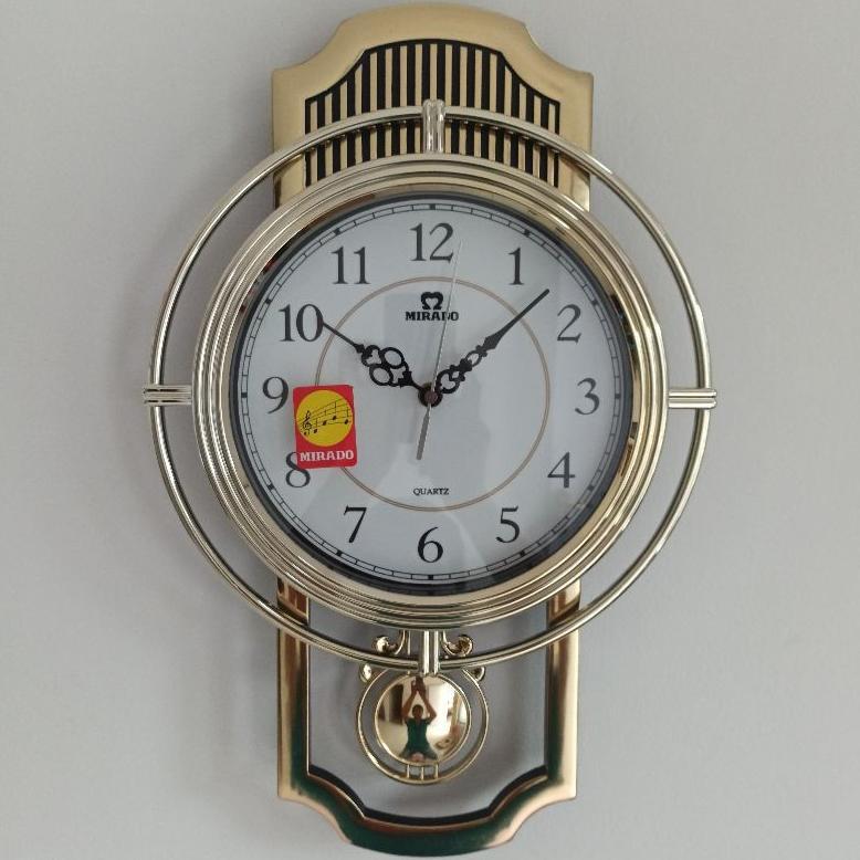 jam dinding bandul bunyi MIRADO ORIGINAL
