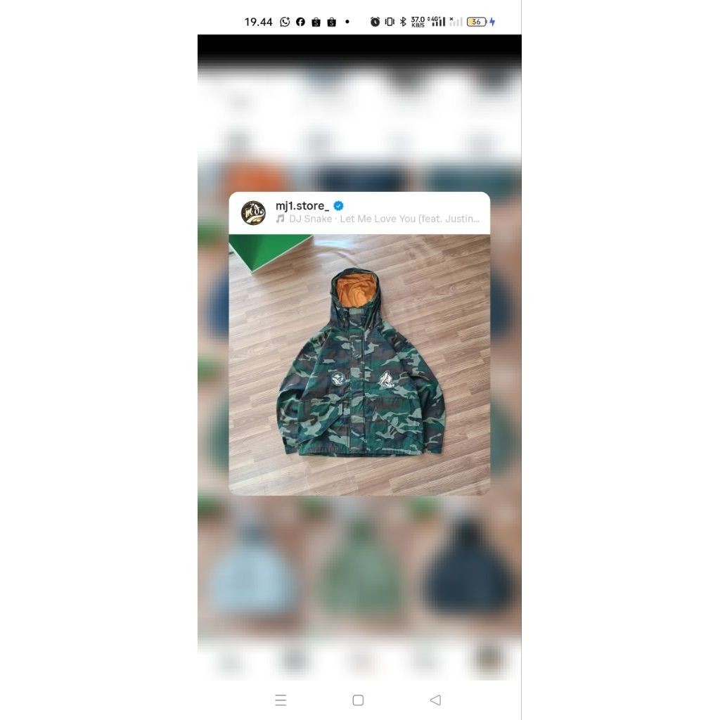 Camo Jacket Ecwcs Camouflage Military