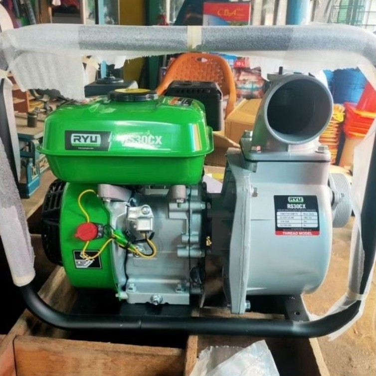 POMPA AIR ALKON RYU 7HP RS30CX GASOLINE 3INCH / POMPA SAWAH IRIGASI RYU 7HP