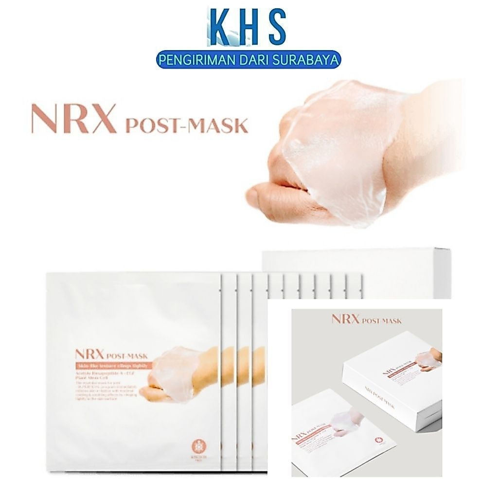 Masker Wajah NRX Post Treatment Masker Stem Cell Facial Sheet Mask Skincare Ribeskin Korea BPOM