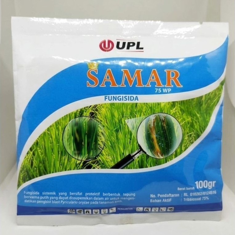 FUNGISIDA SAMAR 75WP 100GM Fungisida Sistemik Padi Trisiklazol 75% Blast Pyricularia
