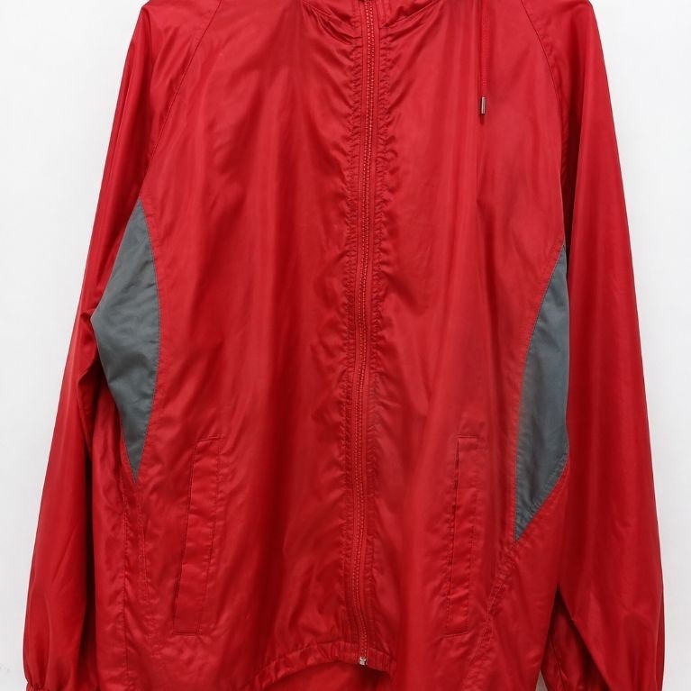 Red Hoodie Windbreaker