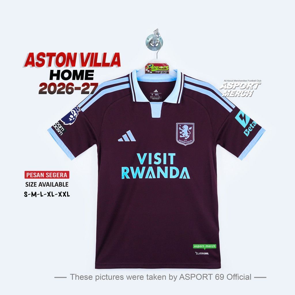 JERSEY ASTON VILLA HOME 2026 2027