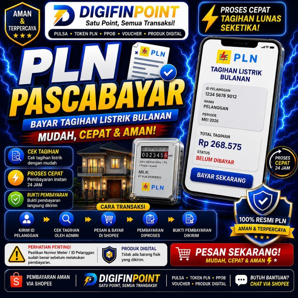 BAYAR TAGIHAN PLN PASCABAYAR | CEK TAGIHAN LISTRIK BULANAN | PROSES CEPAT