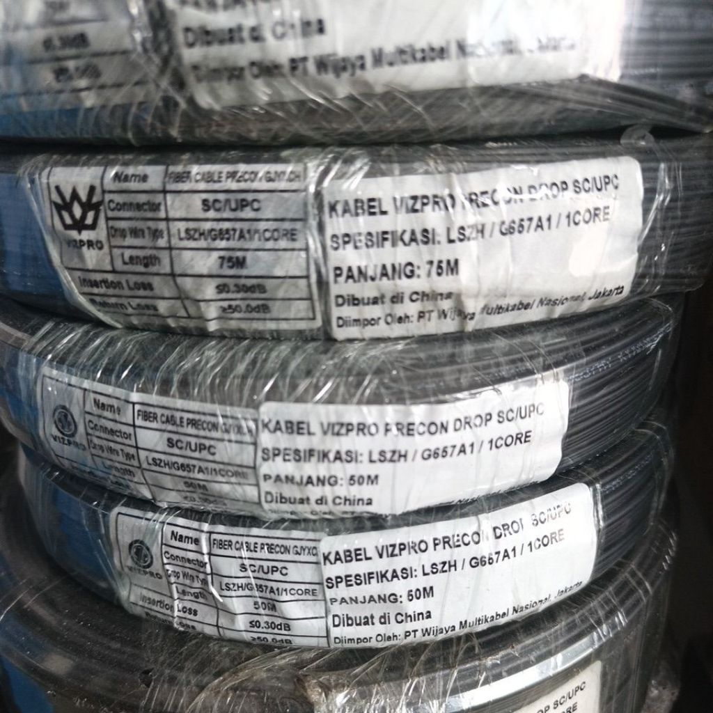 Kabel Precon 50m/75m Vizpro