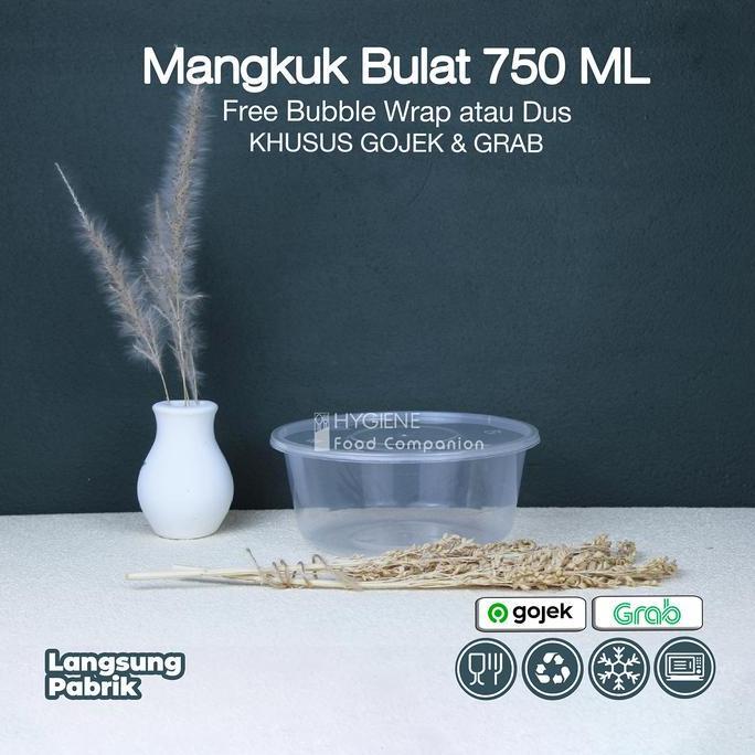 Savex- Thinll Bulat 750 Ml Mangkok - Roundbowl 750Ml - Mangkok Bulat 750Ml