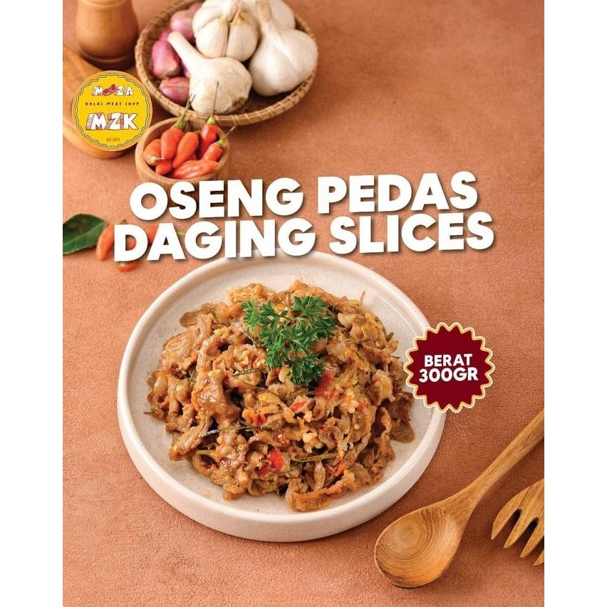 Oseng Pedas beef slices moza