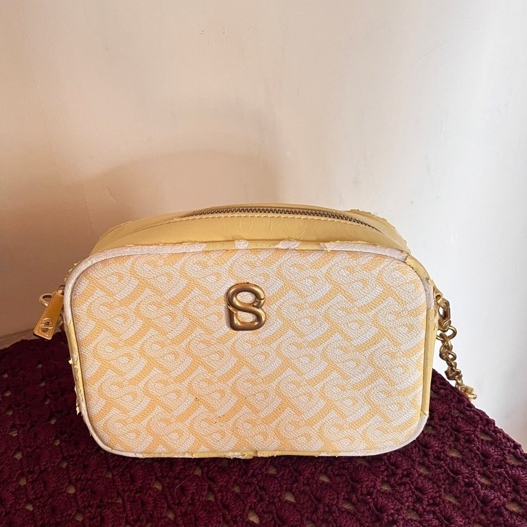 BUTTONSCARVES BIMU Crossbody Bag Preloved Synthetic Monogram Formal
