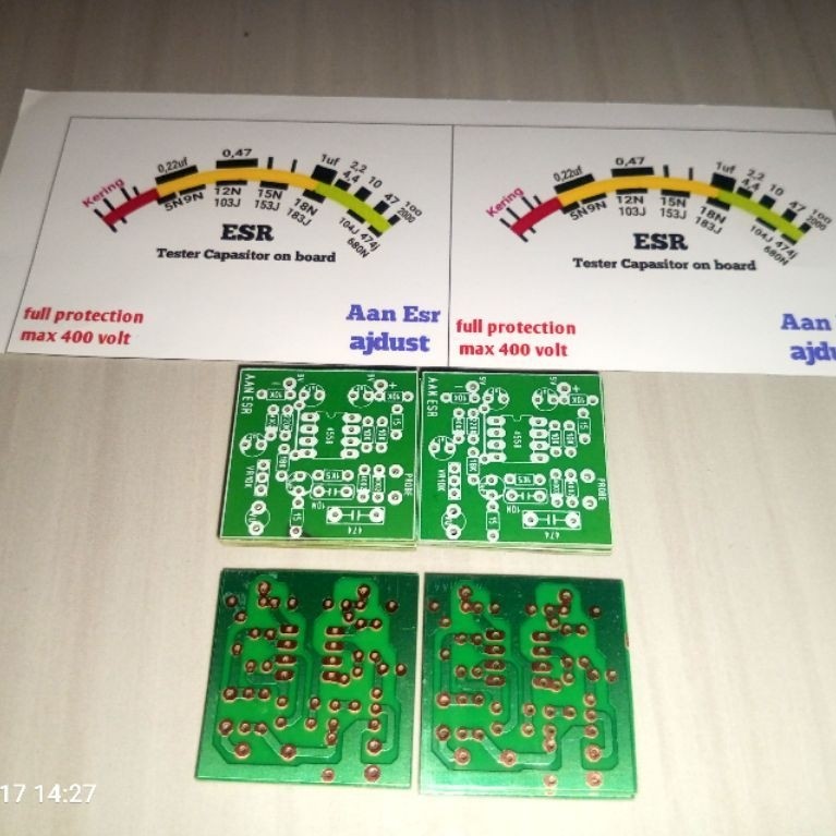 PCB esr dan stiker Esr