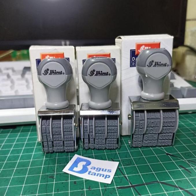 Stempel Tanggal D3 D4 D5 D-3 D-4 D-5 Shiny 3mm 4mm 5mm Tanggalan Manual Kecil Mini