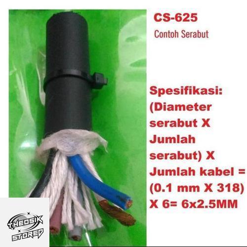 Per 1meter KABEL SPEAKER SPL AUDIO 6 X 2.5 CS-625 Kabel Speaker Isi 6 X 2.5