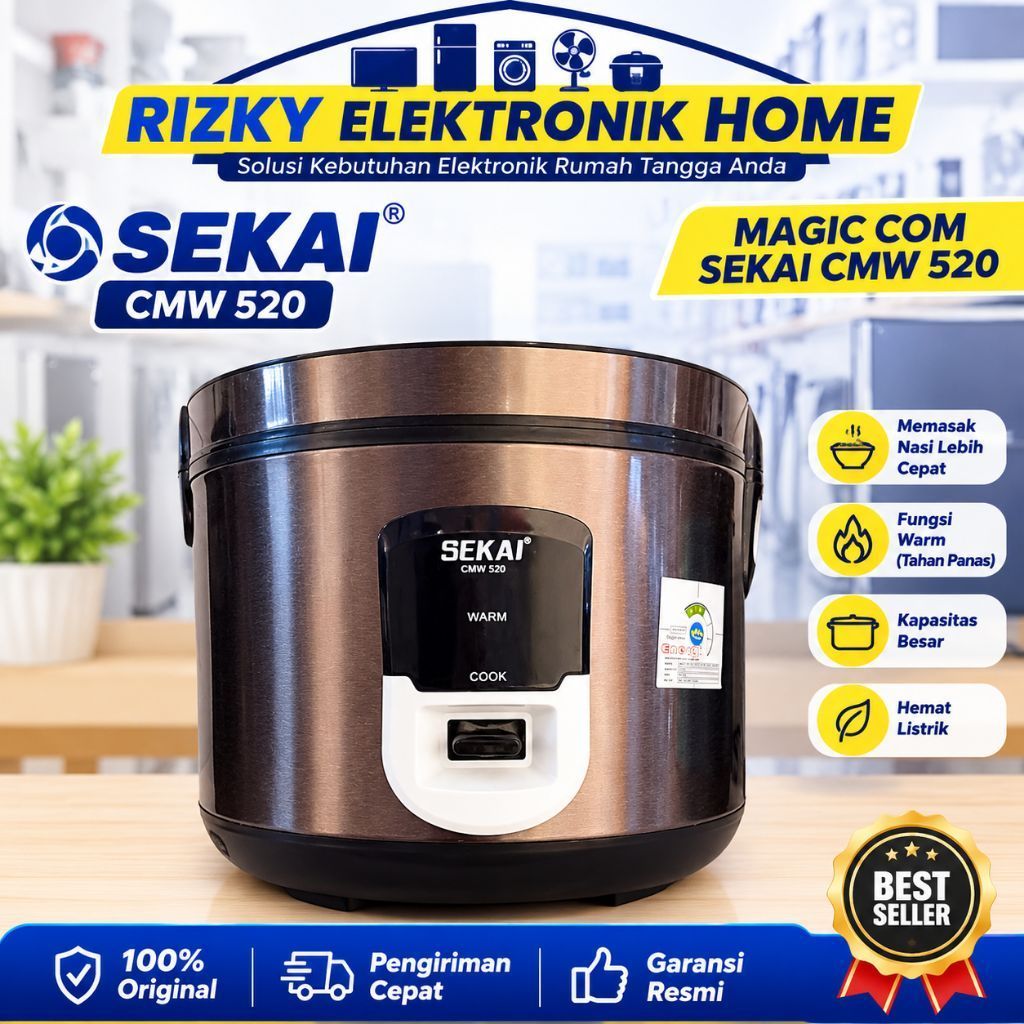 Rice Cooker penanak nasi SEKAI CMW 520