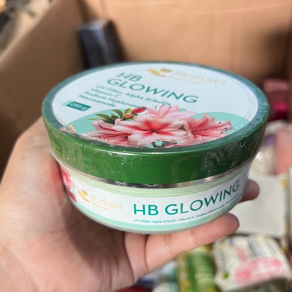 NEW! RIMAVI HB GLOWING BODY LOTION PENCERAH