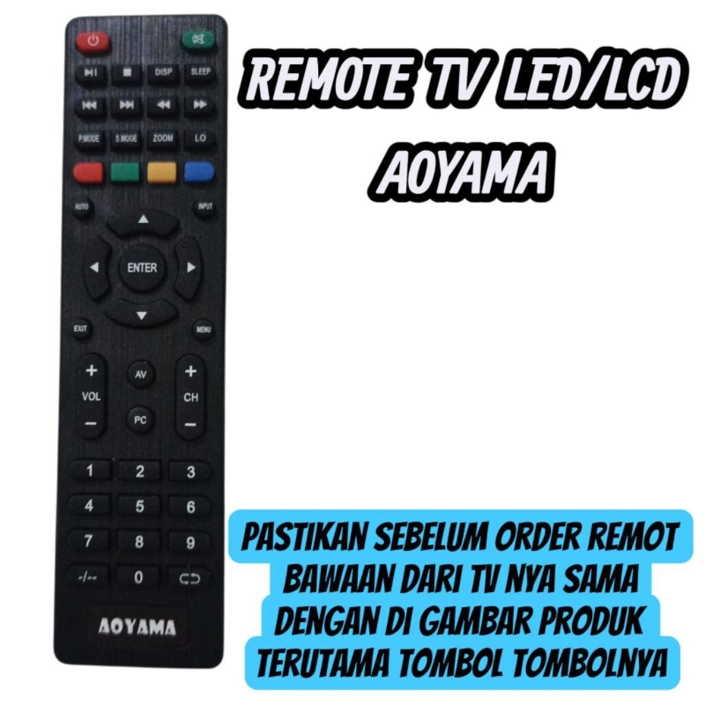 Remote tv Aoyama/Remot tv aoyama digital tv