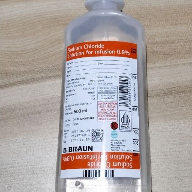 Nacl 500 ml B-Braun