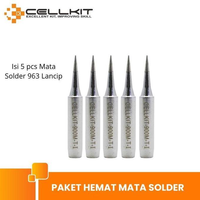 [] CELLKIT Paket Hemat Mata Solder - Solder TIP 936 Lancip