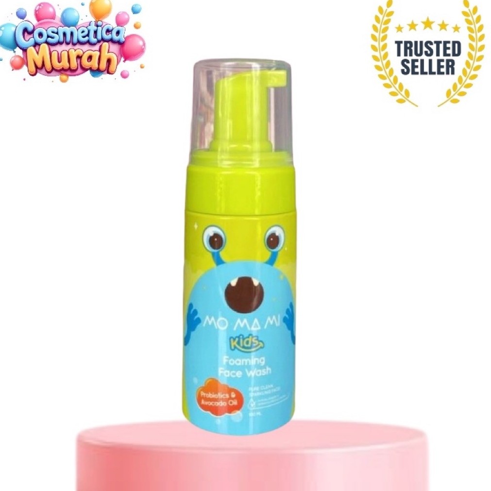 io.pz} MOMAMI foaming face wash 100 ml lembut di wajah cerah menjaga skin barrier