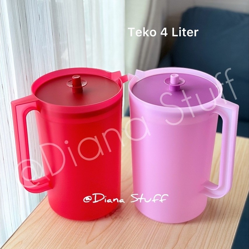 Pitcher Teko Jumbo 4 Liter Tupperware New Ori