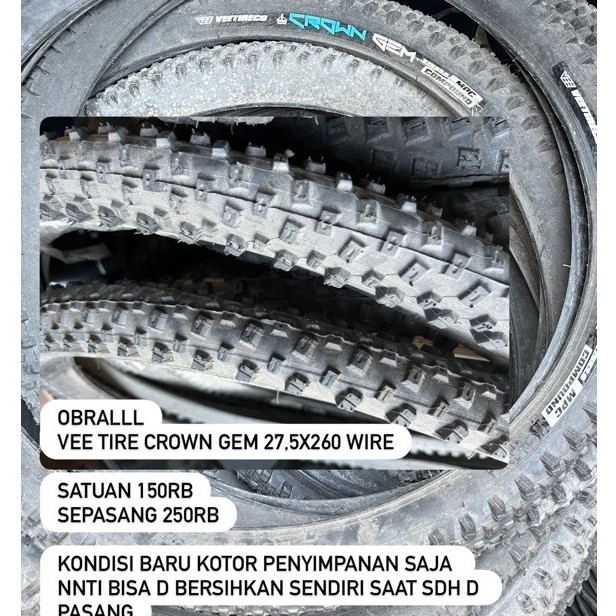ban vee tire crown gem wire 27,5x260