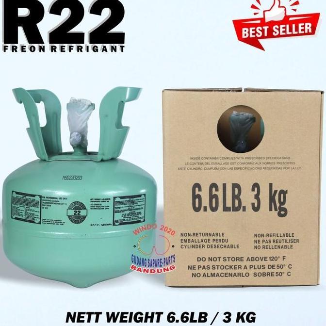 *$*$*$*$] Freon Refrigerant AC R22 tabung 3 kg