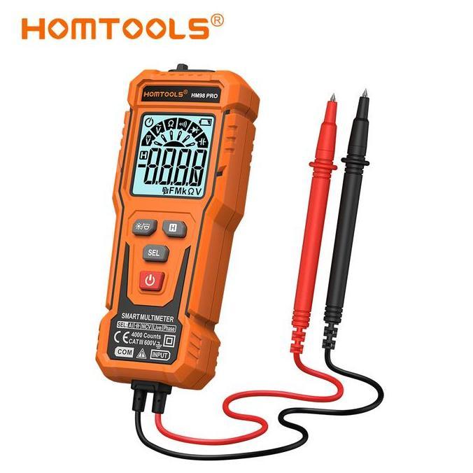 Habotest Ht109L/Hm99/Hm98 Pro Digital Multimeter 600V Ac/Dc 4000 Counts High-Precision Anti-Burning 