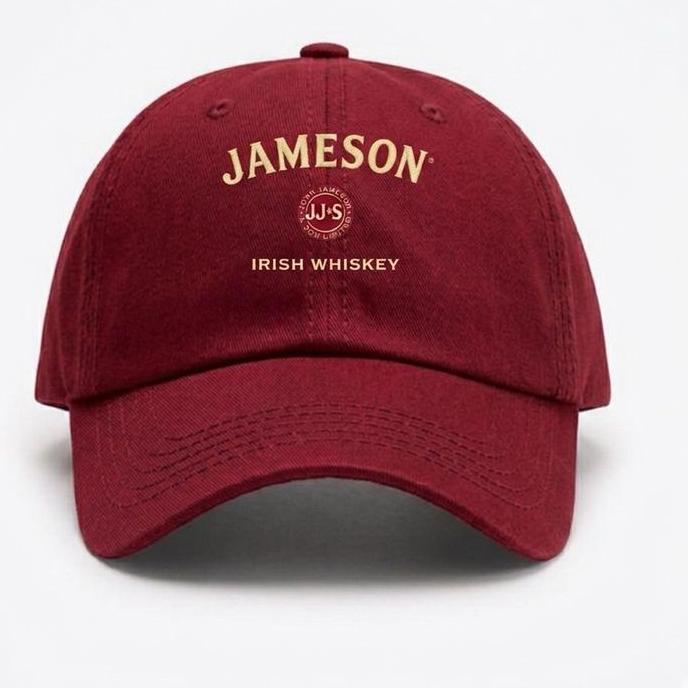 Jameson Topi Jameson dengan Logo Irish Whiskey untuk Gaya Kasual TSD