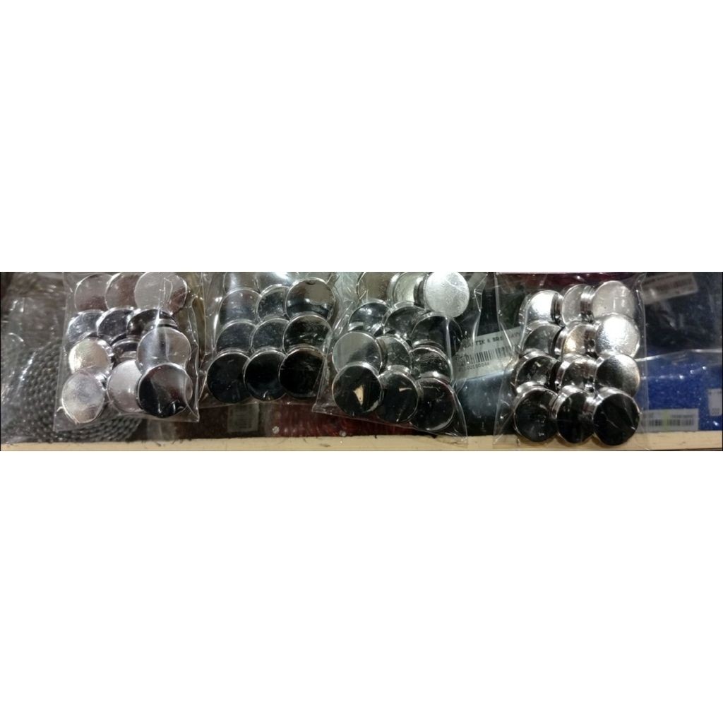 Kancing baju jamur gepeng | kancing baju silver| kancing fashion | k.fash9081 silver