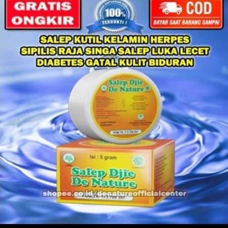 Salep Dije De Nature Salep Kulit untuk Herpes Sirosis Luka Lecet Diabetes Gatal Kulit Biduran