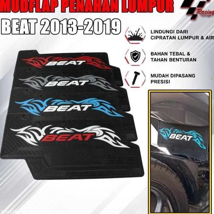 Promo MUDFLAP BEAT OLD LAMA FI ESP F1 2013- 2019 MUDLAP LAP FLAP PENAHAN LUMPUR Diskon