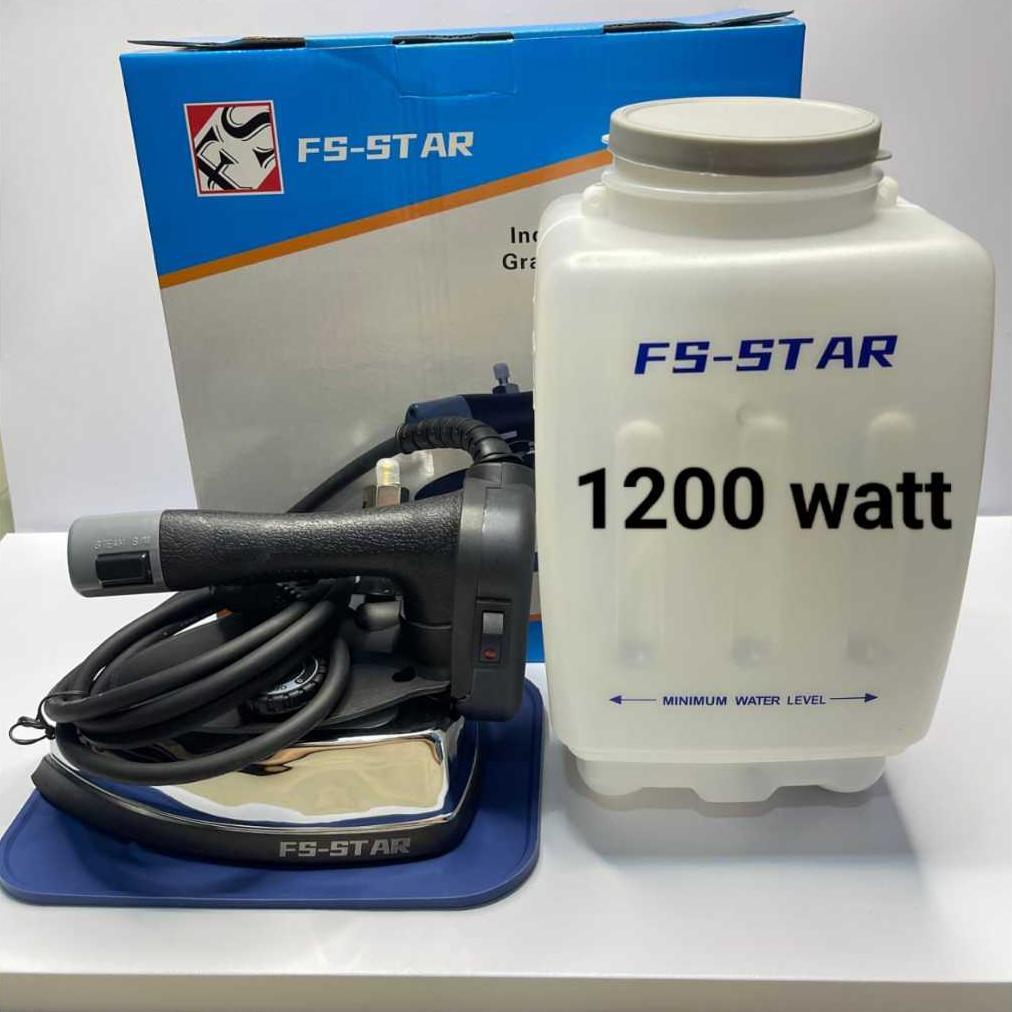 CUCI GUDANG Setrika Uap Listrik Konveksi Gantung Infus F-Strong Silverstar FS-Star Laundry Gosokan U