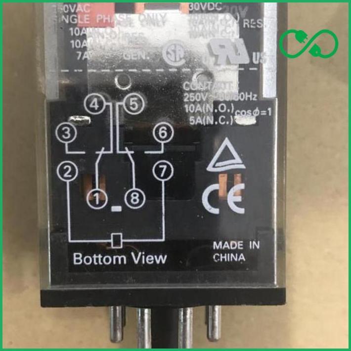 Relay Omron Mks2P 220V - Relay Merk Omron Type Mks2P 220Volt Restock