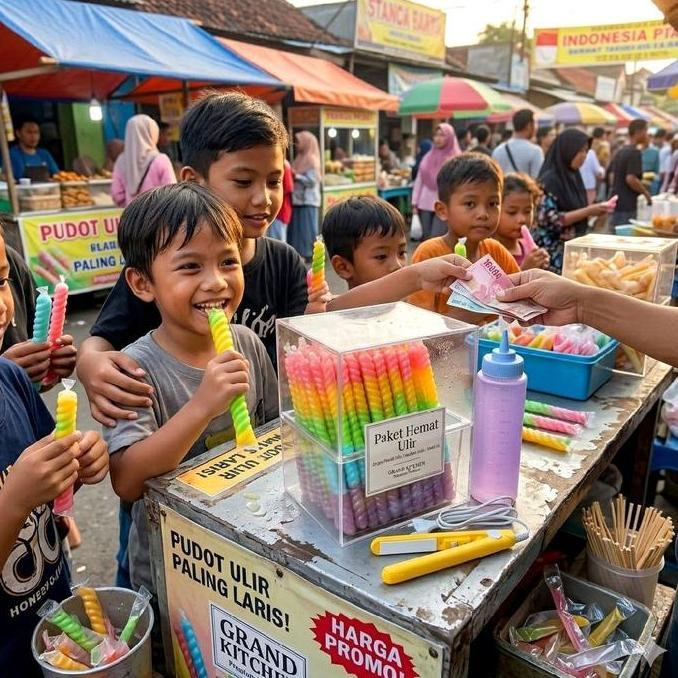 Yuhu- Paket Jualan Pudot, Plastik Ulir, Plastik Kiko