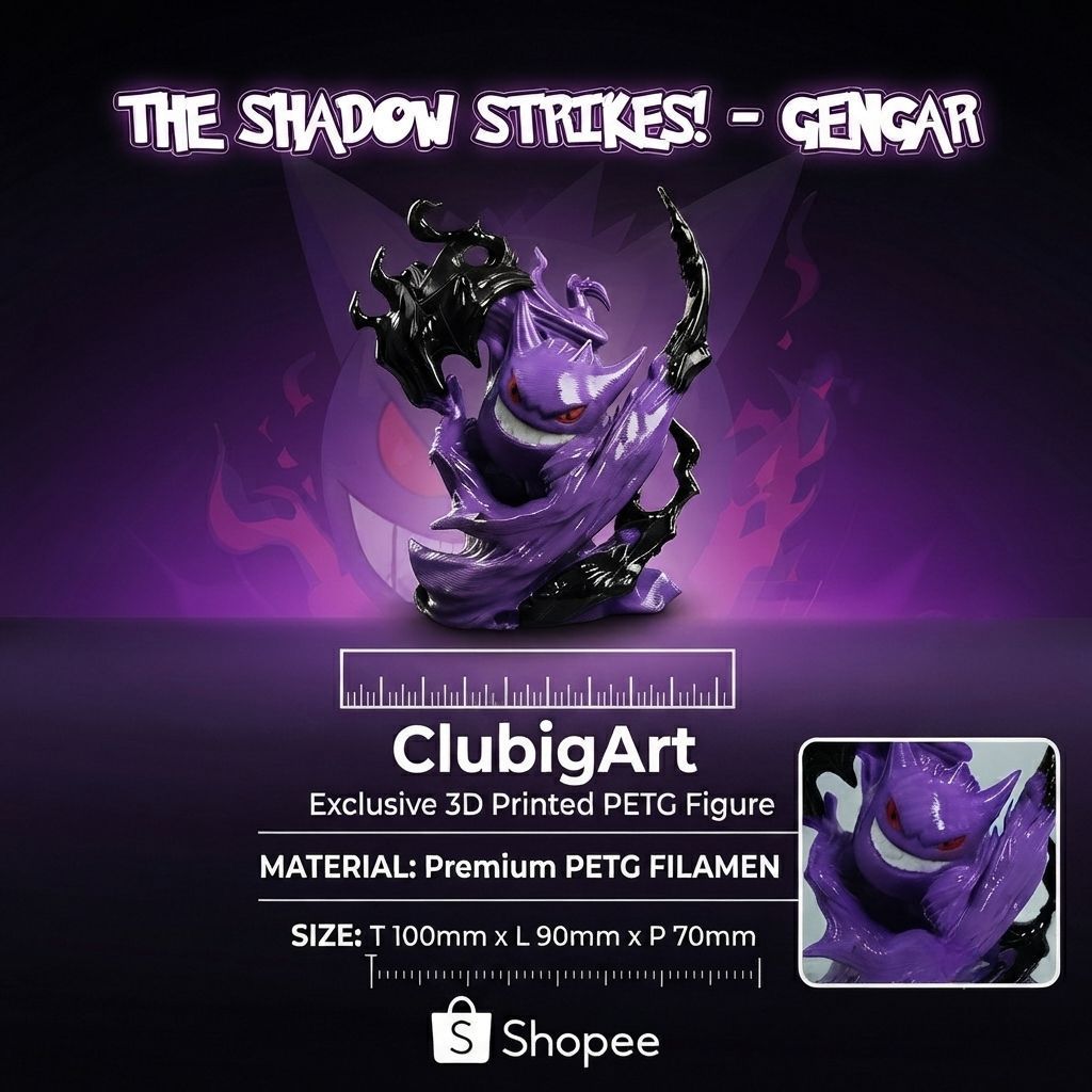 action figure Pokemon gengar/pokemon Gengar