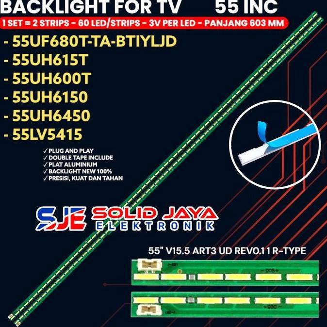 Inci- Backlht Tv Led 55 Inch 55Uh615 55Uh600 55Uh6150 55Uh6450 55Lv541 55Uf680T-Ta_Btiyljd Bl 55Uh61