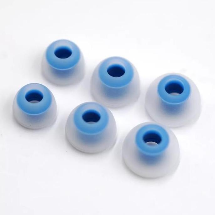 Woi- Qkz Blue Silicone Eartips Wide Bore