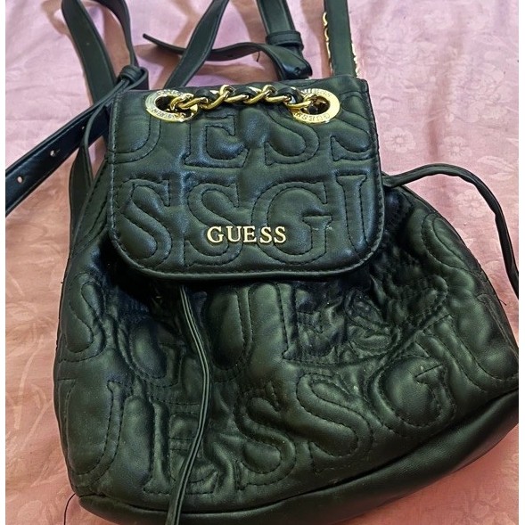 PRELOVED TAS GUESS MINI BACKPACK ORIGINAL [SPLITPAY HANYA 370K BISA NEGO]
