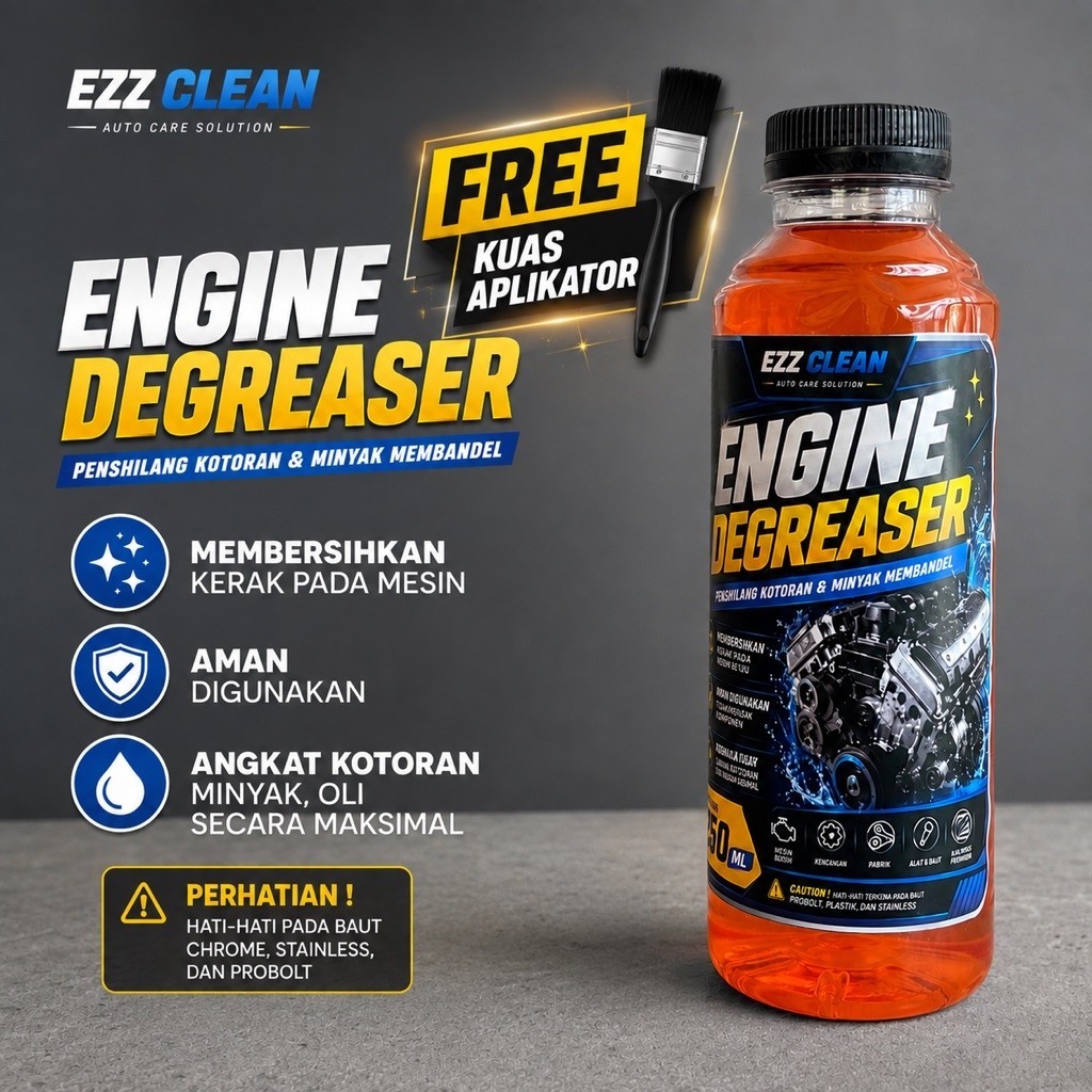 Engine Degreaser 250 ML / Pembersih Crankcase / Pembersih Kerak Mesin / Degreaser Mesin