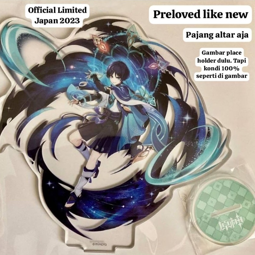 (LAST) LIMITED Wanderer Official Japan Gigo 2023 Arcylic Standee Genshin Impact gi GI genshin impact