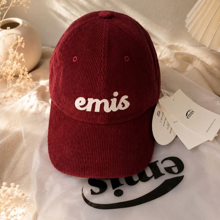 EMIS Corduroy Ball Cap – Maroon