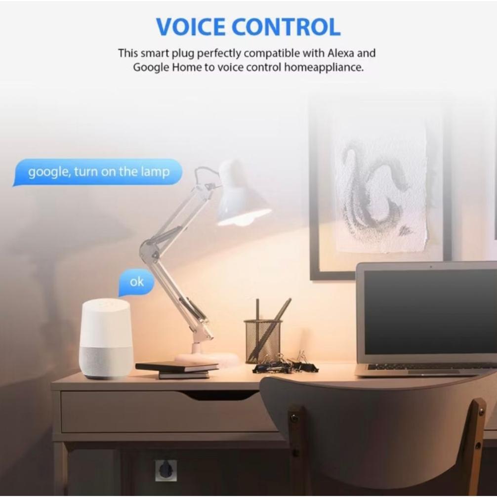 Terbaru Smart Plug Wifi Tuya Timer Otomatis Smart Life