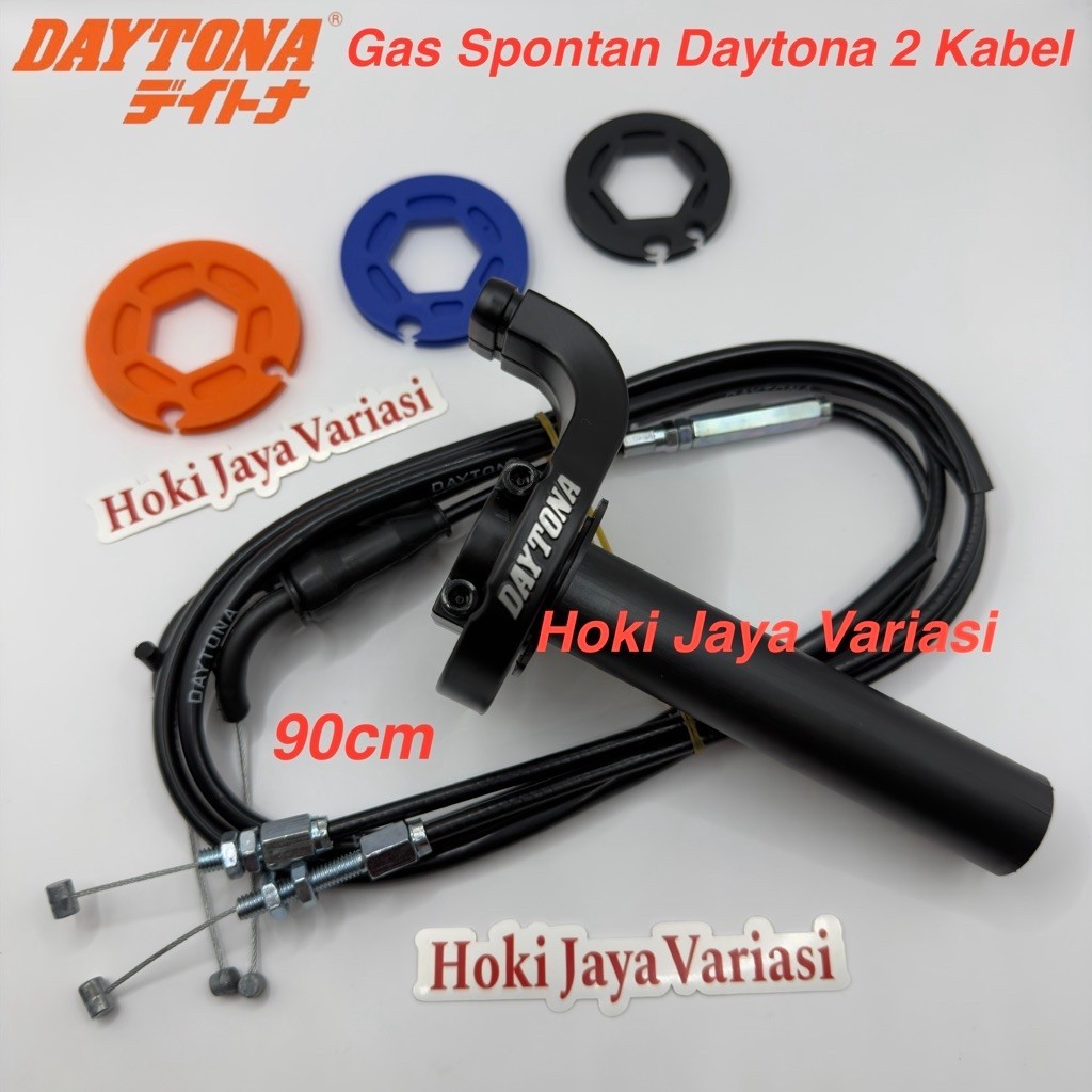 Gas Spontan Daytona Plus 2 Kabel 90cm Universal Sport Dan Bebek CBR 150R / CB150R / KLX / CRF / R15 