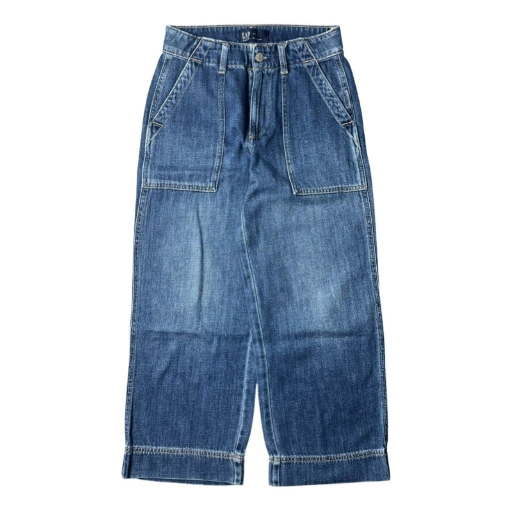 GAP Ankle Denim Fatigue Pants