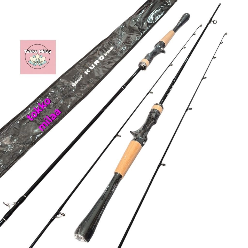 Joran swan kuro 602/180cm carbon solid baircasting