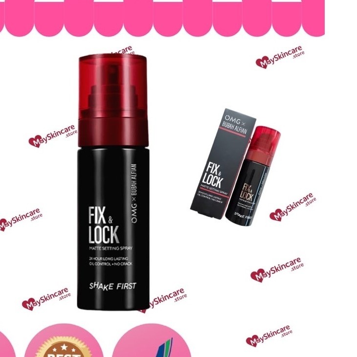 OMG GLAM & FIX SETTING SPRAY BY BUBAH ALFIAN OMG SETTING SPRAY